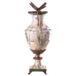 Vase Porzellan/Messing Libellen #63430