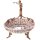 Porzellan/Messing Schale mit Engel 28x30x26cm #63499