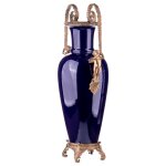 Vase Porzellan/Messing Engel #63507