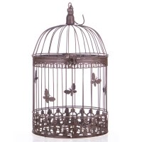 3er Set Vogelkäfige Pflanzkäfige klein mittel...