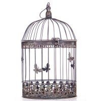 3er Set Vogelkäfige Pflanzkäfige klein mittel...
