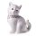 Skulptur Figur Keramik Kind mit Hund