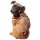 Kunststein Figur Skulptur Hund handbemalt #63703