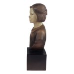 Kunststein Figur Skulptur Mädchen Büste...