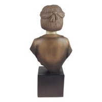 Kunststein Figur Skulptur Mädchen Büste handbemalt #63800