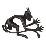 Bronzierte Kupferfigur Nackter Teufel #63861