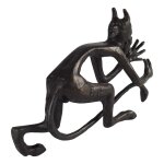 Bronzierte Kupferfigur Nackter Teufel #63861