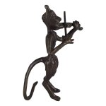 Bronzierte Kupferfigur Teufel mit Geige #63862