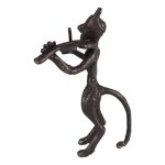 Bronzierte Kupferfigur Teufel mit Geige #63862