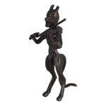 Bronzierte Kupferfigur Teufel mit Geige #63862