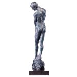 Bronze grün patiniert Skulptur Figur Bronzeskulptur...