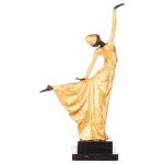 Bronze Skulptur Figur Bronzeskulptur Bronzefigur Golden...