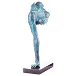 Bronze grün patiniert Skulptur Figur Bronzeskulptur...