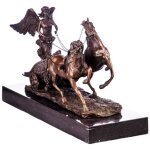 Bronze Skulptur Figur Bronzeskulptur Bronzefigur Engel...