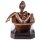 Bronze Skulptur Figur Bronzeskulptur Bronzefigur Nackte Frau in Badewanne Erotik