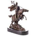 Skulptur Figur Bronzeskulptur Bronzefigur Bronze Ritter...