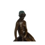 Bronze Skulptur Figur Bronzeskulptur Bronzefigur Kleine Meerjungfrau