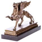 Bronze Skulptur Figur Bronzeskulptur Bronzefigur Greif...