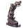 Skulptur Figur Bronzeskulptur Bronzefigur Bronze Löwe und Antilope