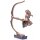 Bronze Skulptur Figur Bronzeskulptur Bronzefigur Western Indianer mit Bogen Modern Abstrakt-Stil