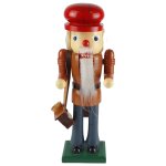 Nussknacker Holzfigur Musiker H 33 cm