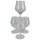 4er Set Weingläser Trinkglas Bleikristall H 13,4 cm