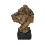 Figur Skulptur MGO Löwinkopf Löwenkopf auf...