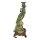 Porzellan in Bronze Kerzenhalter Kerzenständer Papageie H 36,3 cm 2er Set