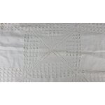 Tischdecke gehäkelt weiß 97 cm