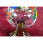 Weinrömer Römer Andenkenglas Goldrand Emailbemalung Kitzbühel H 10,4 cm