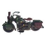 Blechmodell Blechmotorrad Militär Motorrad Bewaffnung