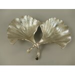 Schale vernickelt L 30x22cm