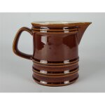 Keramik Milchkrug Krug braun 1 L