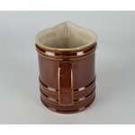 Keramik Milchkrug Krug braun 1 L