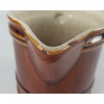 Keramik Milchkrug Krug braun 1 L