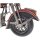 Blechmodell Blechauto Blechmotorrad Motorrad mit Beiwagen rot-schwarz 36x18 cm