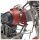 Blechmodell Blechauto Blechmotorrad Motorrad mit Beiwagen rot-schwarz 36x18 cm