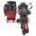 Blechmodell Blechauto Blechmotorrad Motorrad mit Beiwagen rot-schwarz 36x18 cm