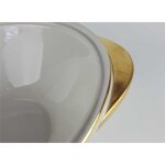 Suppenterrine Suppenschüssel Golddekor 2,5 L Jaeger & Co PMR Elfenbein Bavaria gebraucht - gut