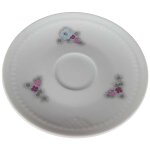 Untertasse 15,2 cm Einzelteile CP Lettin Blumen gebraucht...