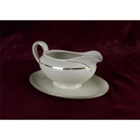 Sauciere Golddekor 1tlg Seltmann Weiden Vohenstrauß Elfenbein gebraucht - gut