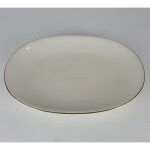 Fleischplatte Steakplatte Goldrand Bavaria 30 cm Zeh Scherzer gebraucht - gut