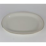 Speiseplatte Fleischplatte Goldrand Bavaria 30 cm gebraucht - gut