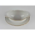 Sauciere Goldrand Tirschenreuth Weiß gebraucht - gut