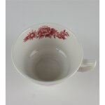 England Keramik Rot Kaffeetasse H 6,5 cm