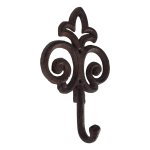 Gusseisen Garderobenhaken Kleiderhaken Mantelhaken braun...