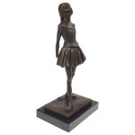Bronzeskulptur Bronzefigur Mädchen Tänzerin im...