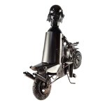 Flaschenhalter für Weinflasche Metall Motorradfahrer