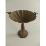 Vogeltränke Eisen antikbraun H.32cm