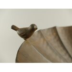 Vogeltränke Eisen antikbraun H.32cm